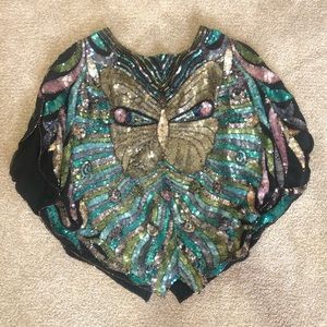 Vintage Sequin Top
